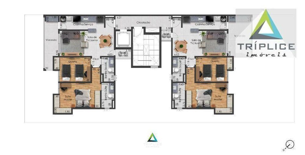 Apartamento à venda com 2 quartos, 84m² - Foto 7