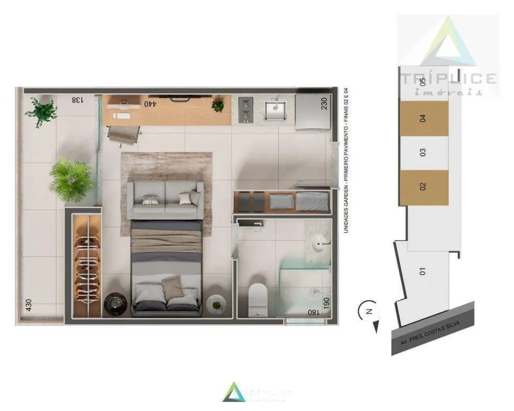 Kitnet-Studio, 27 m² - Foto 11