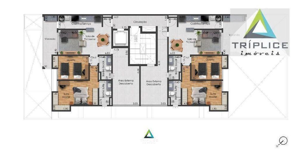 Apartamento, 2 quartos, 105 m² - Foto 1