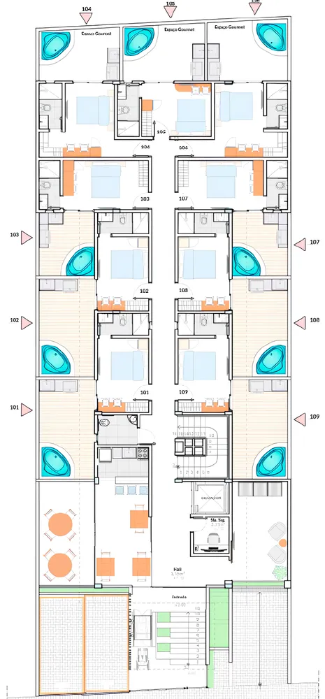 Cobertura, 1 quarto, 33 m² - Foto 11