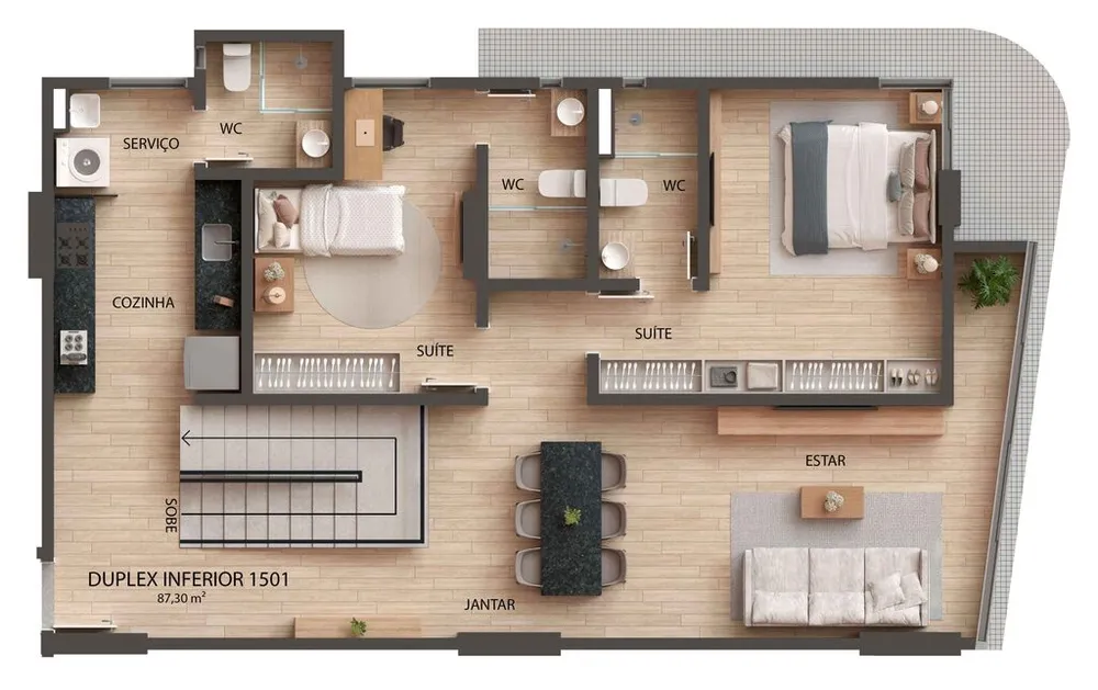 Apartamento, 3 quartos, 79 m² - Foto 12