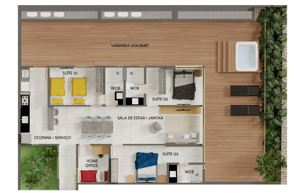 Apartamento, 2 quartos, 45 m² - Foto 16