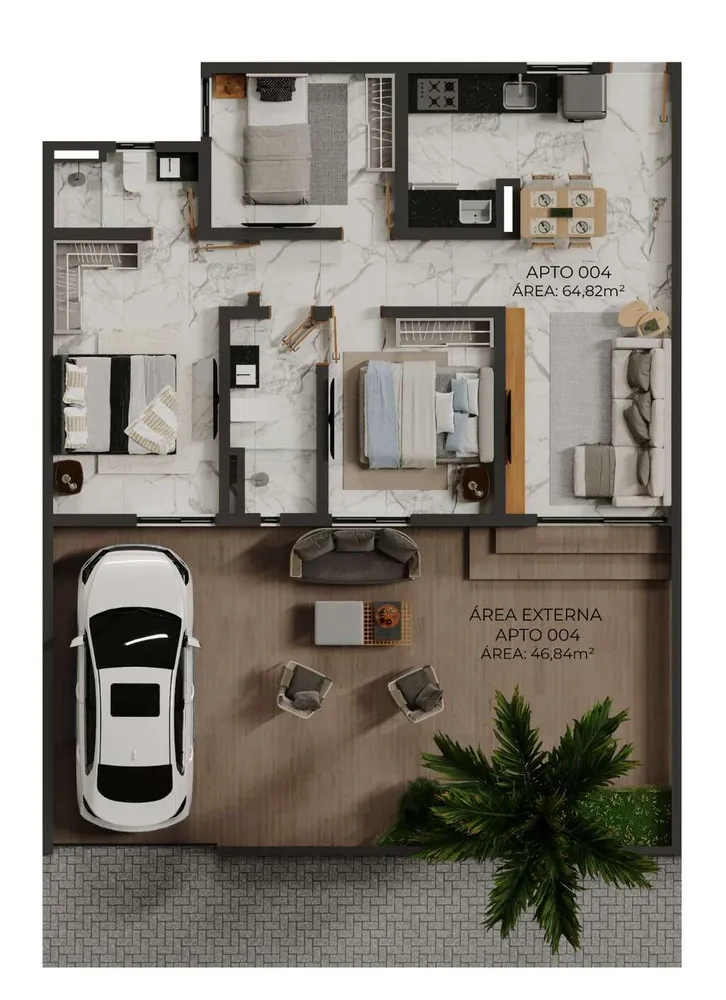 Apartamento, 2 quartos, 53 m² - Foto 11