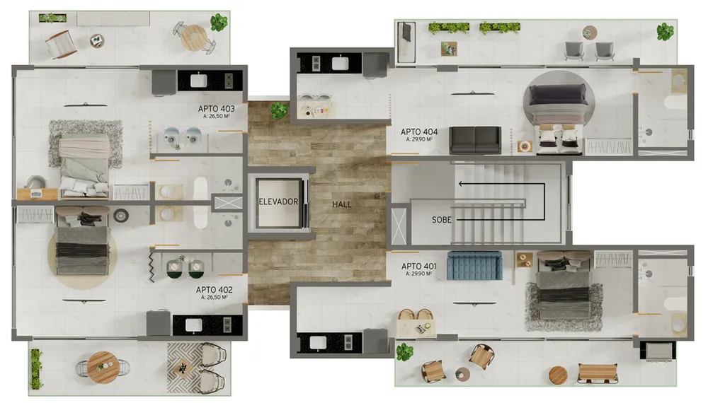 Loja-Salão, 18 m² - Foto 3