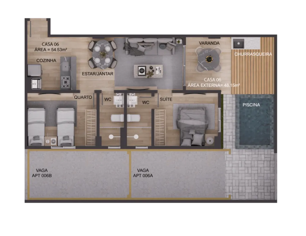 Casa, 2 quartos, 114 m² - Foto 7