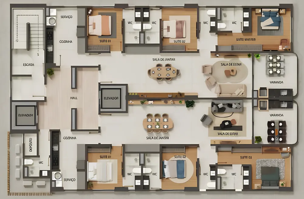 Apartamento, 3 quartos, 131 m² - Foto 12