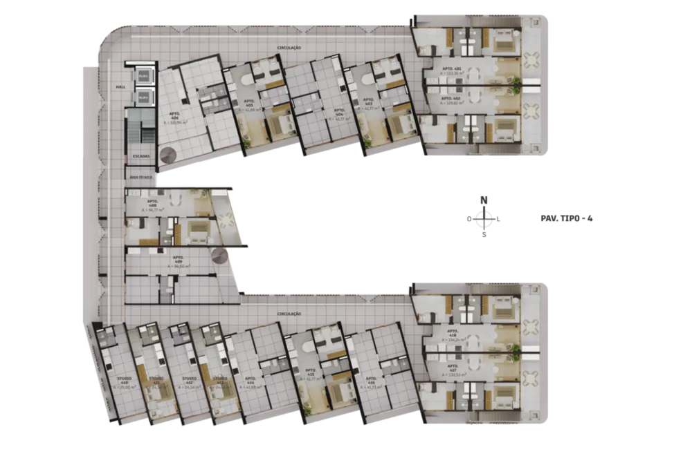 Apartamento, 2 quartos, 42 m² - Foto 14