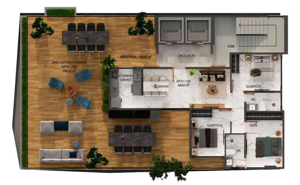 Apartamento, 3 quartos, 82 m² - Foto 8