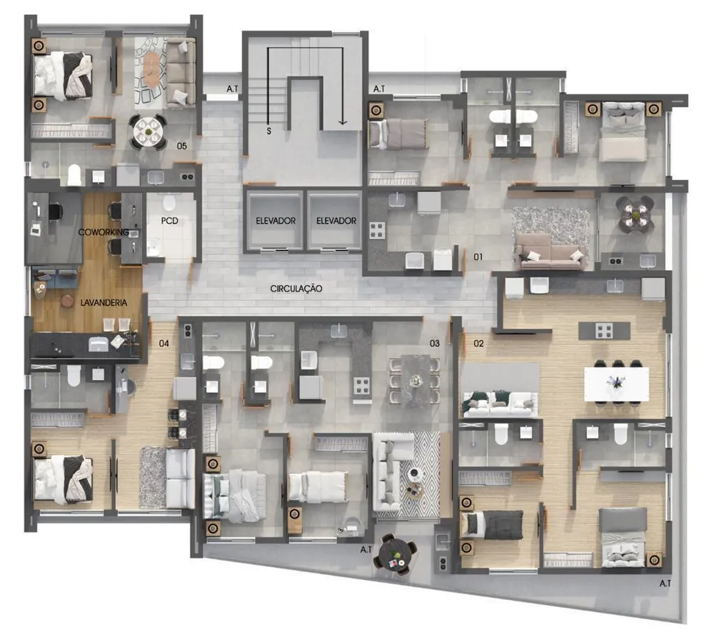 Apartamento, 2 quartos, 59 m² - Foto 9