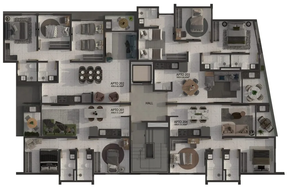 Apartamento, 2 quartos, 50 m² - Foto 6