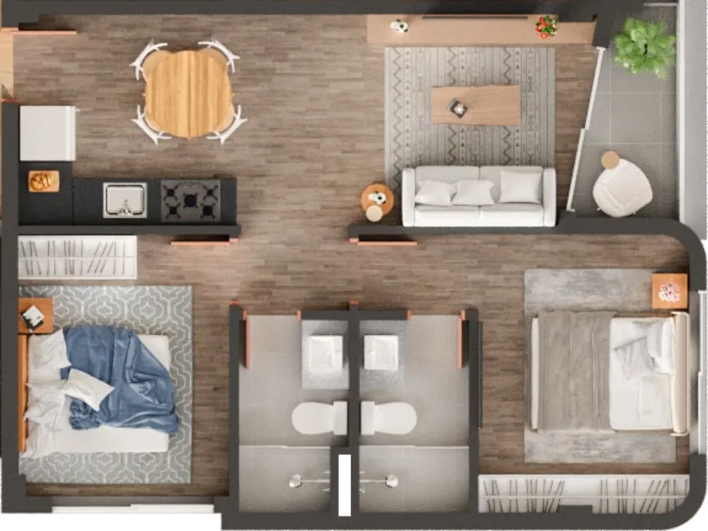 Apartamento, 1 quarto, 22 m² - Foto 12
