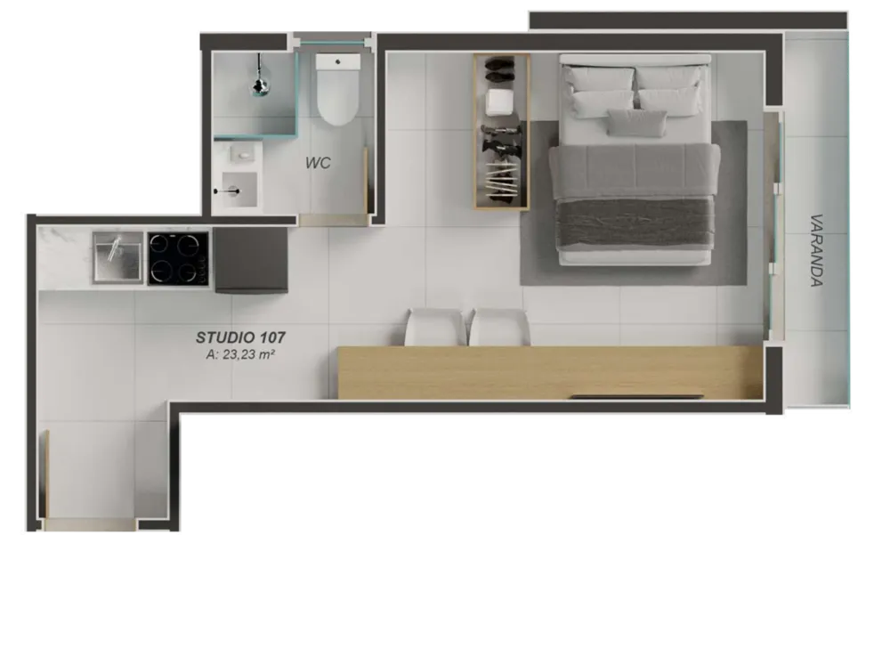 Loja-Salão, 16 m² - Foto 4