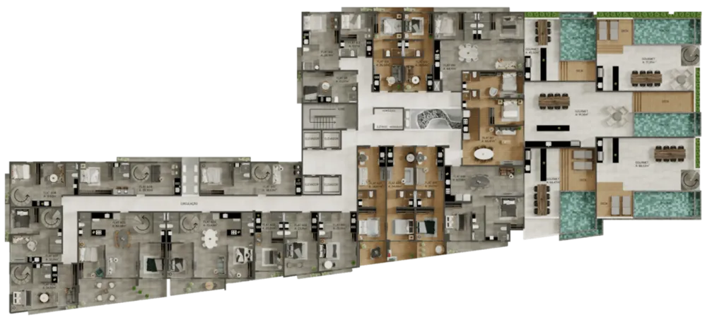 Cobertura, 1 quarto, 58 m² - Foto 12