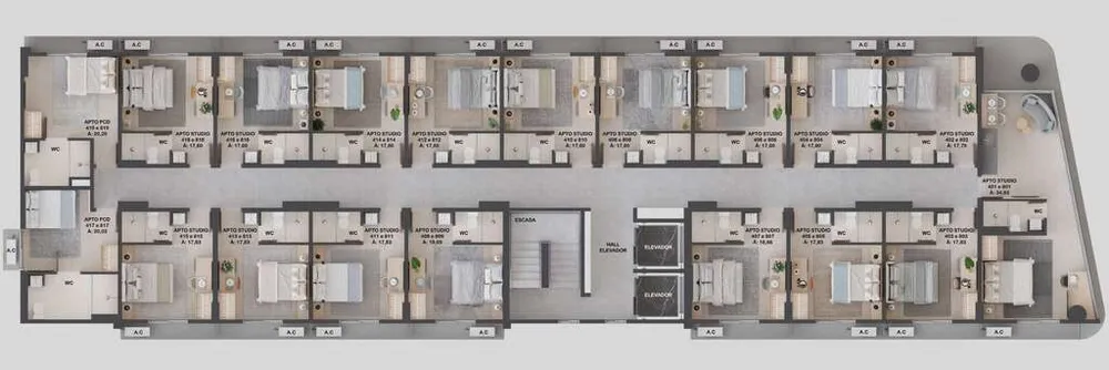 Loja-Salão, 17 m² - Foto 6