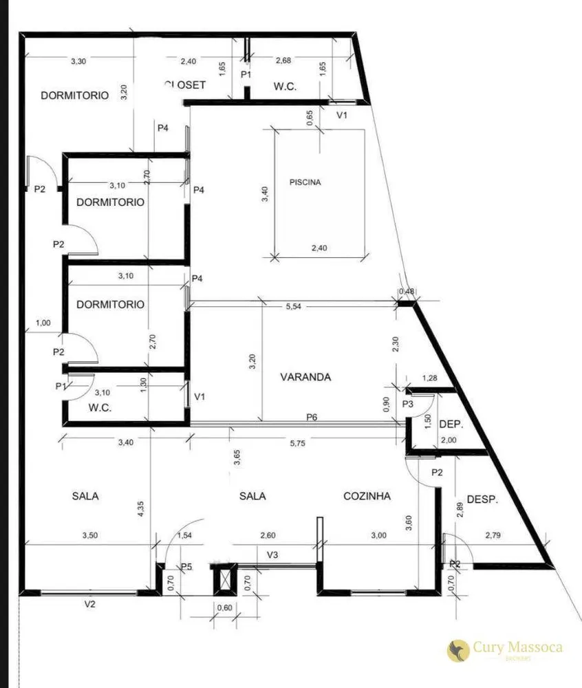 Casa de Condomínio, 3 quartos - Foto 2