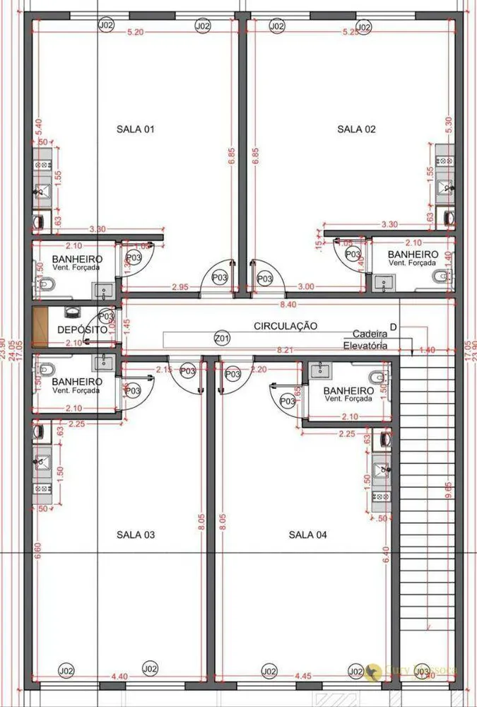 Sala-Conjunto, 40 m² - Foto 1