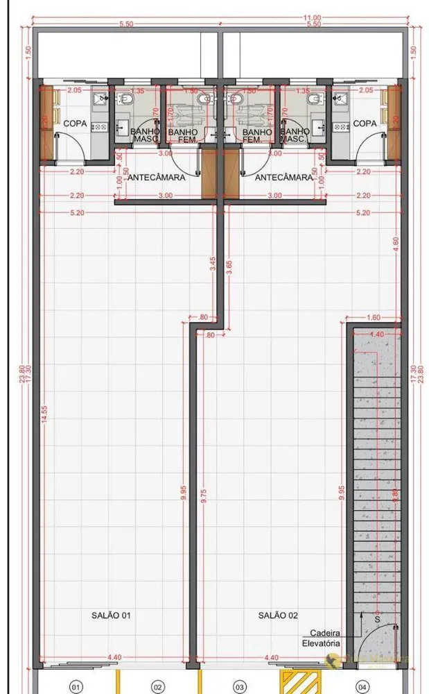 Loja-Salão, 83 m² - Foto 1