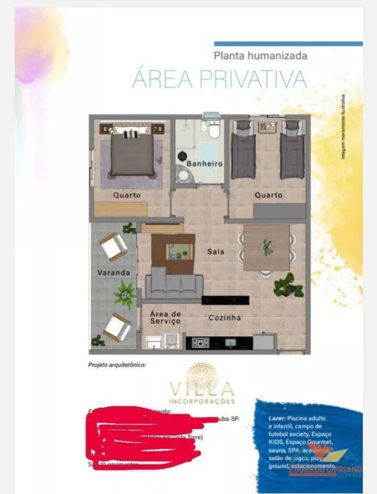 Apartamento à venda com 2 quartos, 56m² - Foto 2