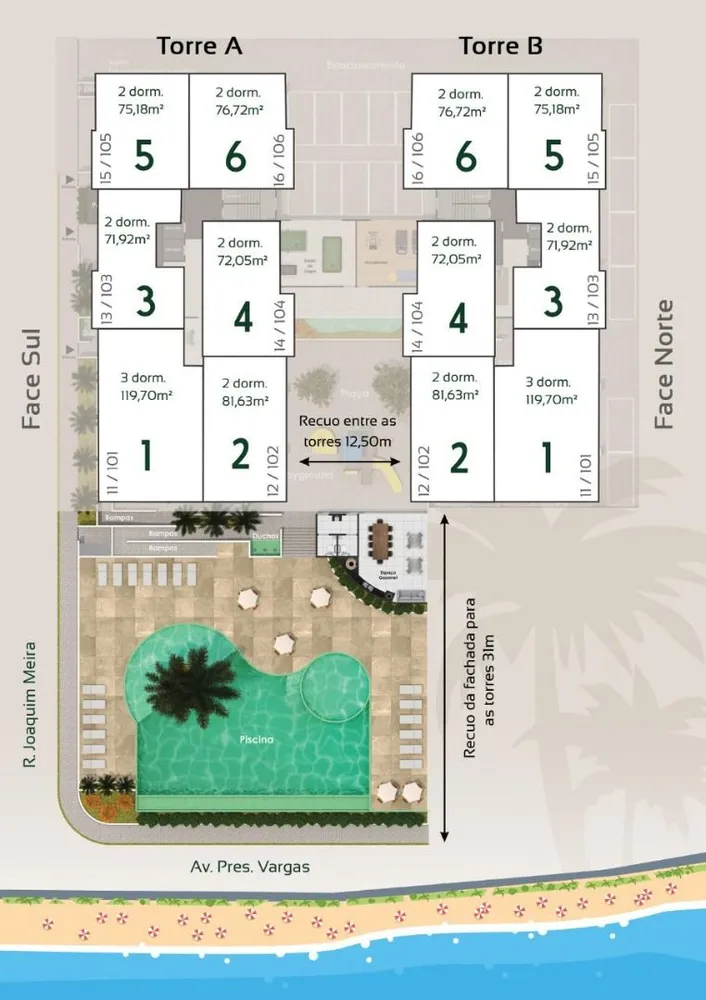 Apartamento, 3 quartos, 119 m² - Foto 2