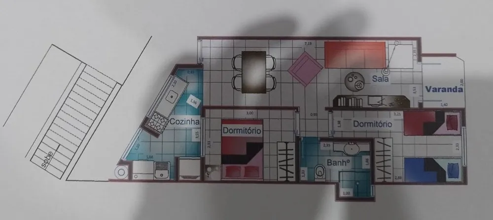 Casa, 2 quartos, 56 m² - Foto 3