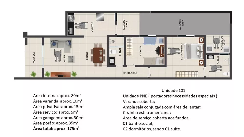 Apartamento, 2 quartos, 85 m² - Foto 2