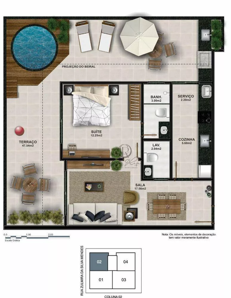 Apartamento, 1 quarto, 60 m² - Foto 6