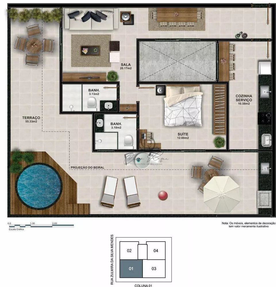 Apartamento, 1 quarto, 60 m² - Foto 4