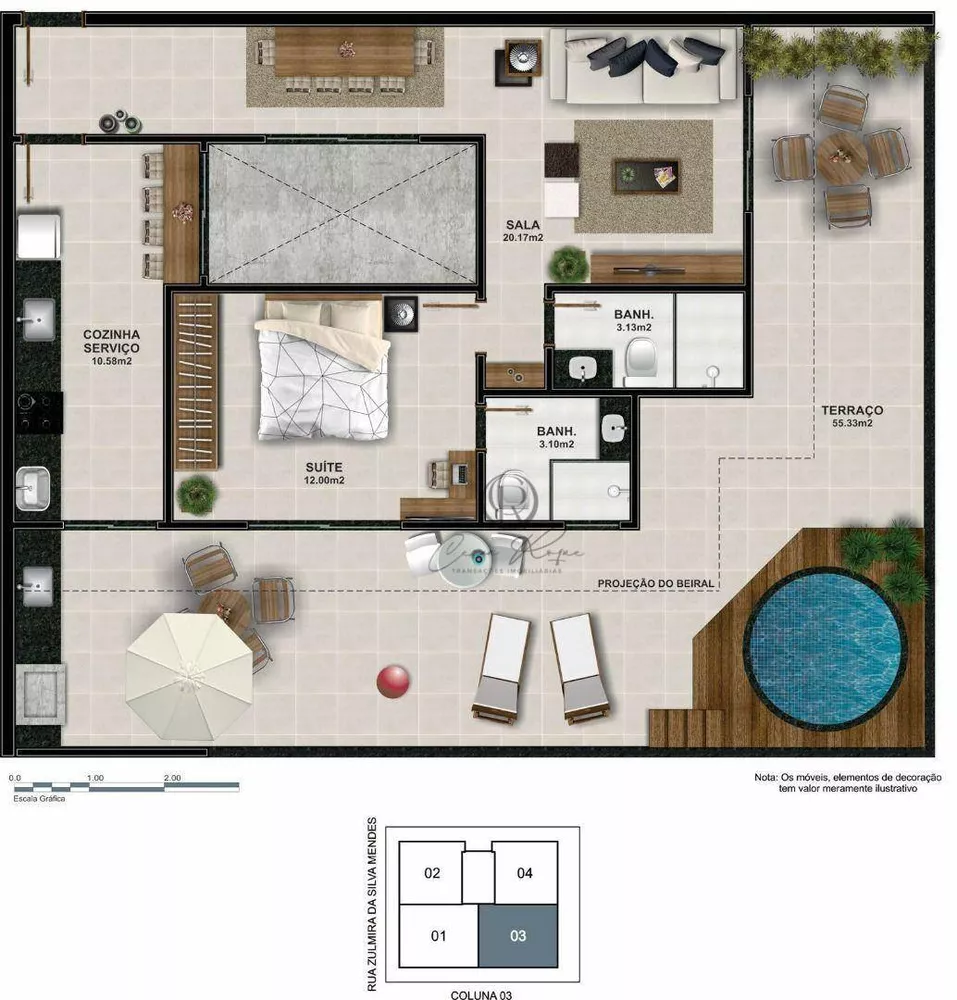 Apartamento, 1 quarto, 60 m² - Foto 9