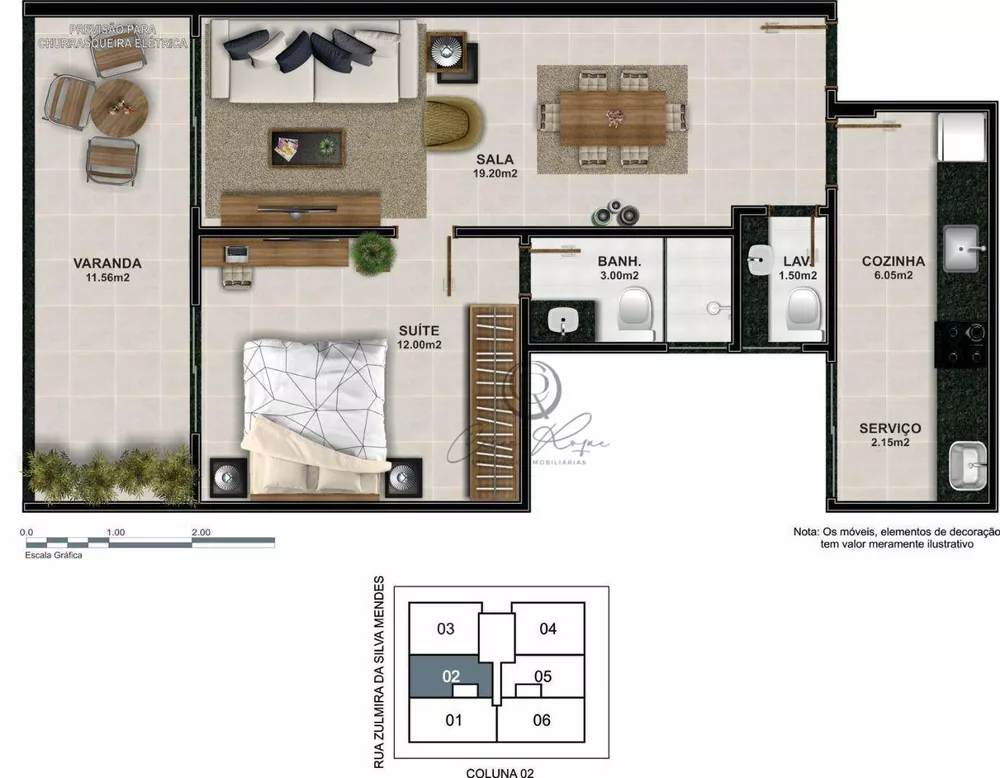 Apartamento, 1 quarto, 60 m² - Foto 11