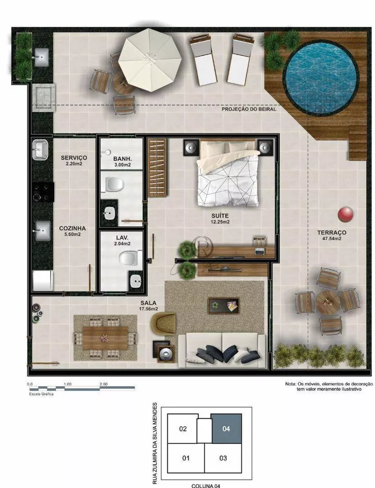 Apartamento, 1 quarto, 60 m² - Foto 7
