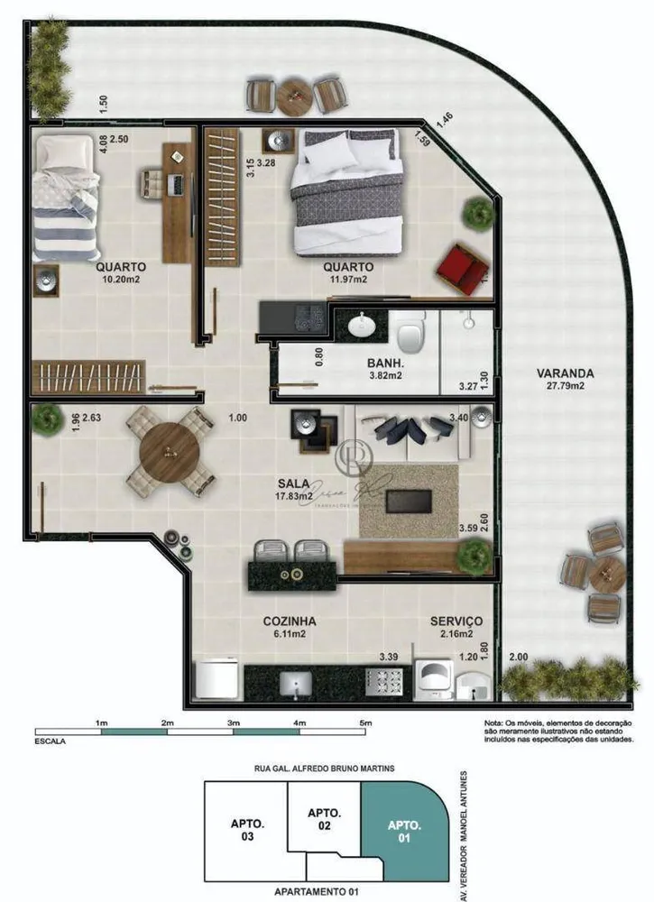 Apartamento, 2 quartos, 92 m² - Foto 12