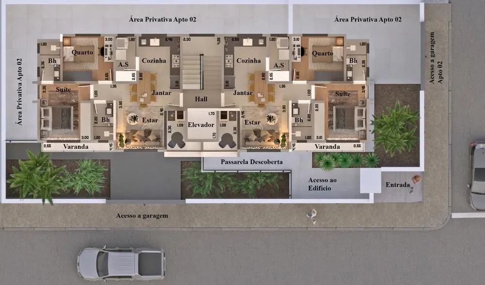 Apartamento, 2 quartos - Foto 4