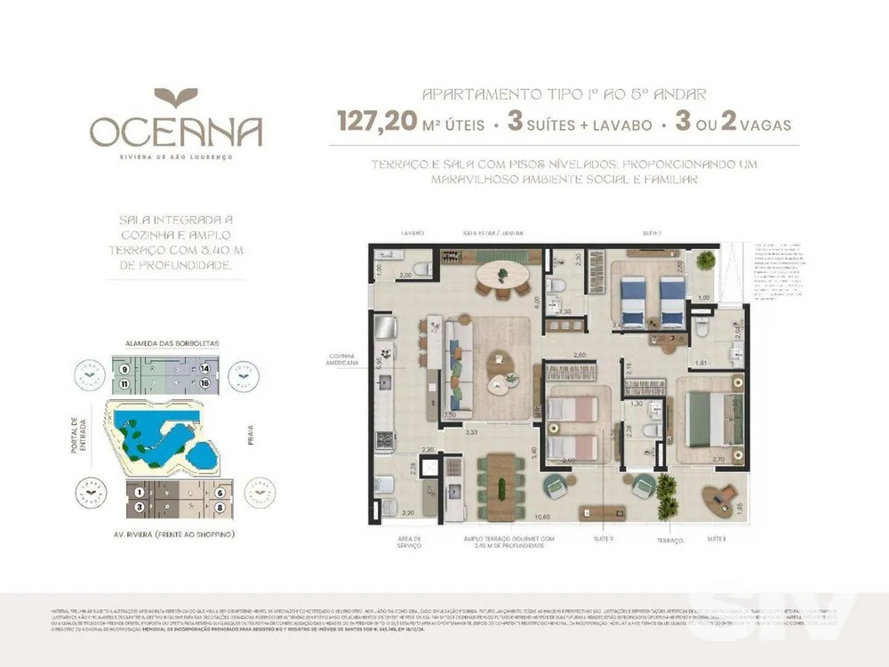 Apartamento, 3 quartos, 127 m² - Foto 6