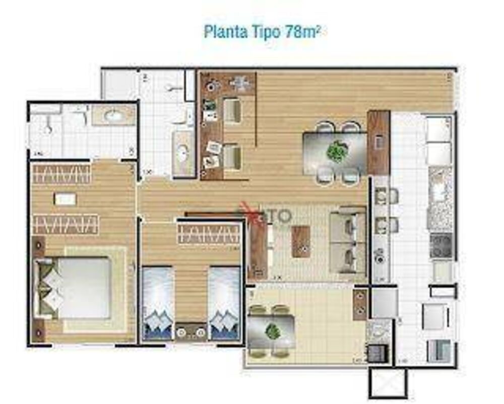 Apartamento, 2 quartos, 78 m² - Foto 6