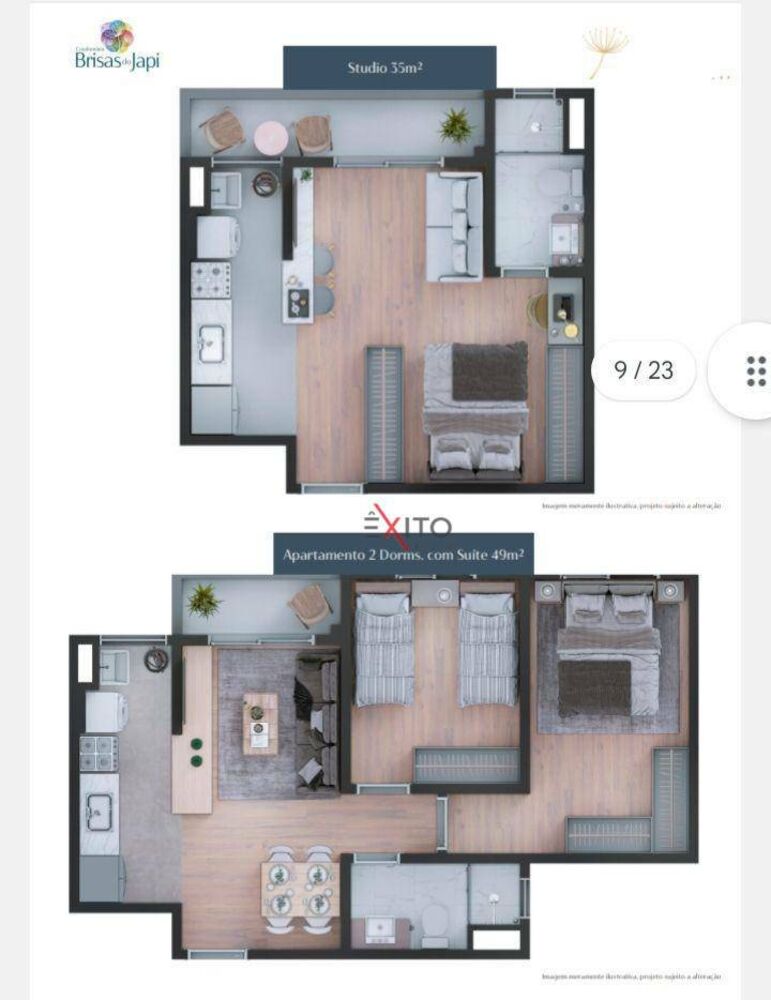 Apartamento à venda com 1 quarto, 34m² - Foto 20