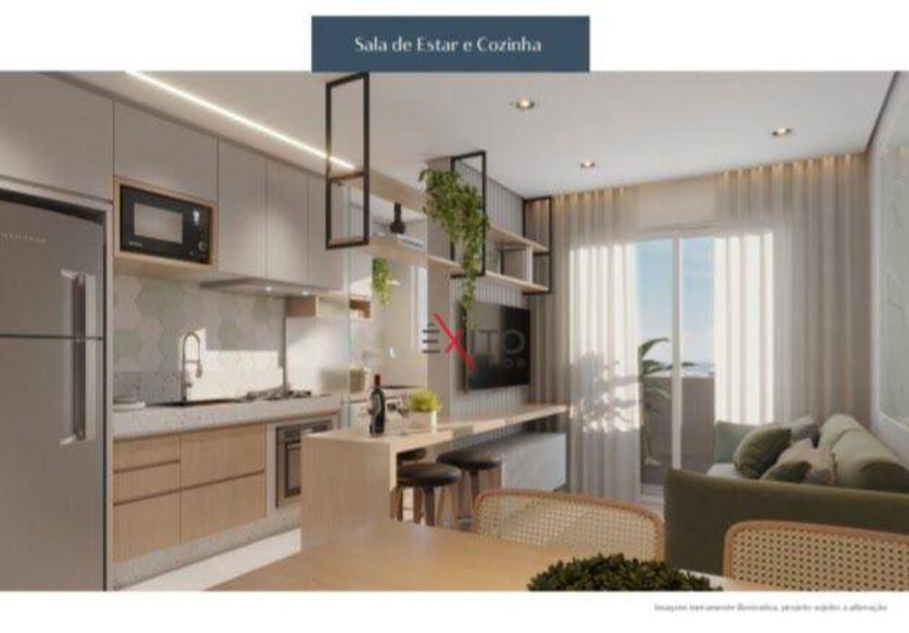 Apartamento à venda com 1 quarto, 34m² - Foto 2