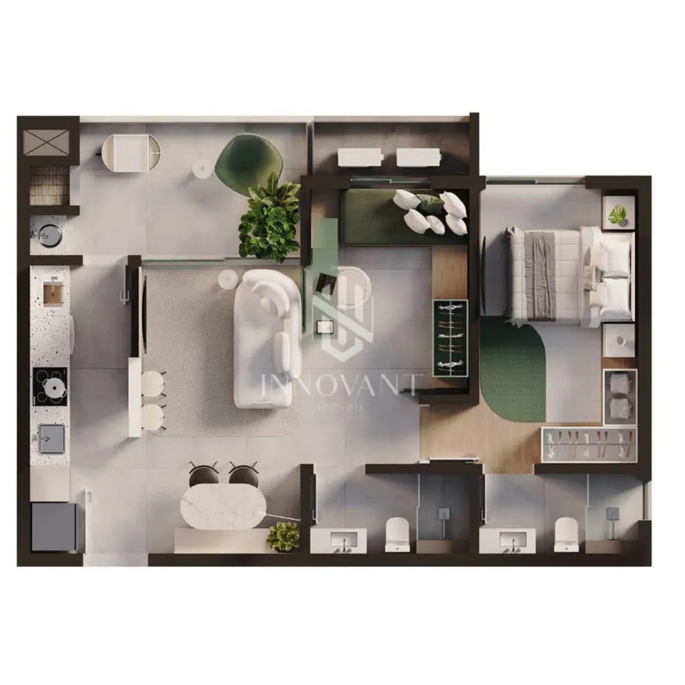 Apartamento, 2 quartos, 61 m² - Foto 11