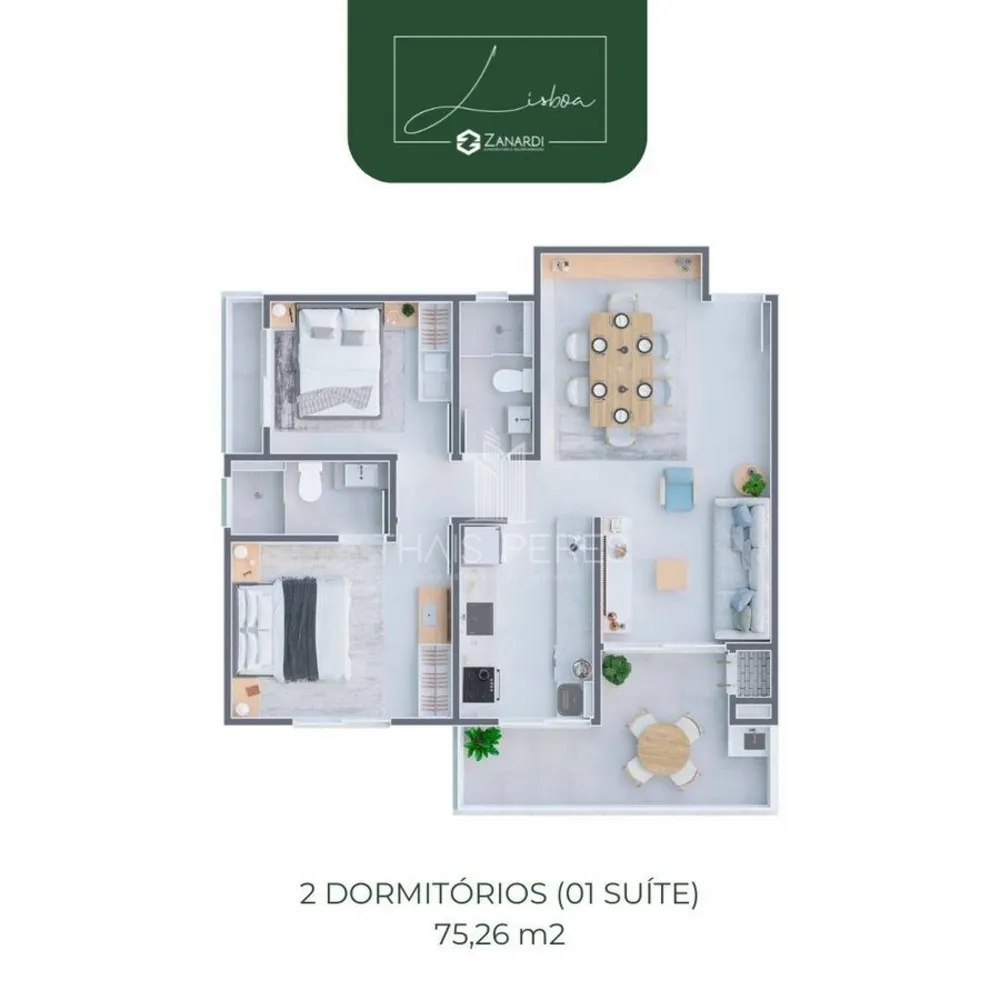 Apartamento, 3 quartos, 75 m² - Foto 4