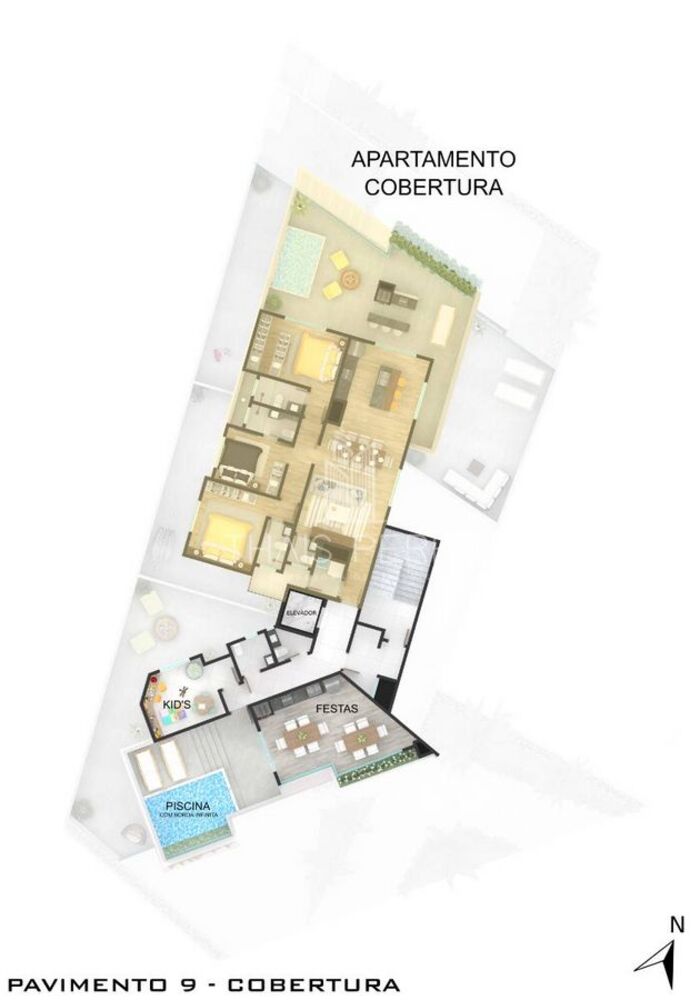 Apartamento à venda com 2 quartos, 57m² - Foto 8