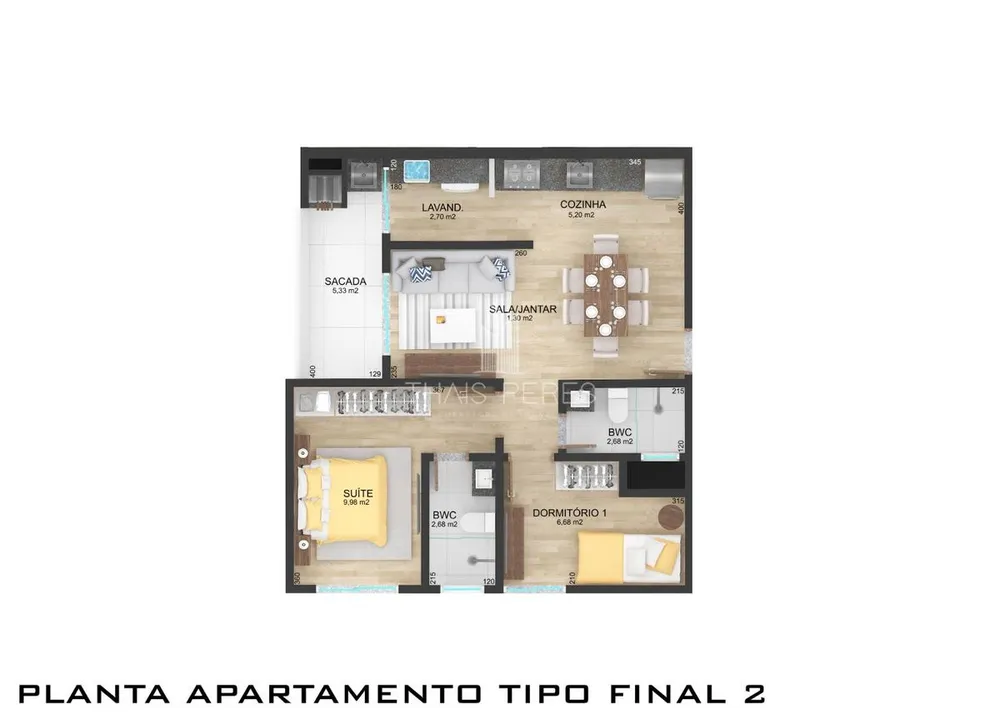 Apartamento, 2 quartos, 95 m² - Foto 3