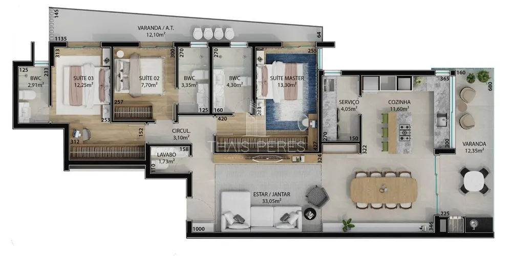 Apartamento, 3 quartos, 99 m² - Foto 8