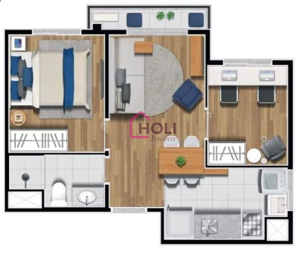 Apartamento, 2 quartos, 36 m² - Foto 11