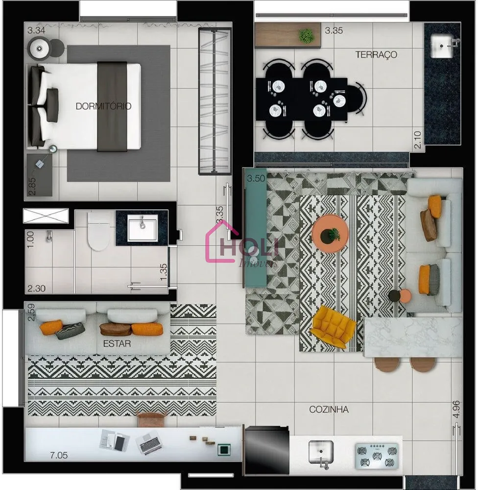 Apartamento, 3 quartos, 106 m² - Foto 10