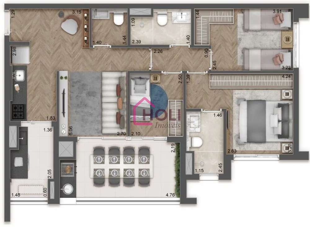 Apartamento, 1 quarto, 25 m² - Foto 10
