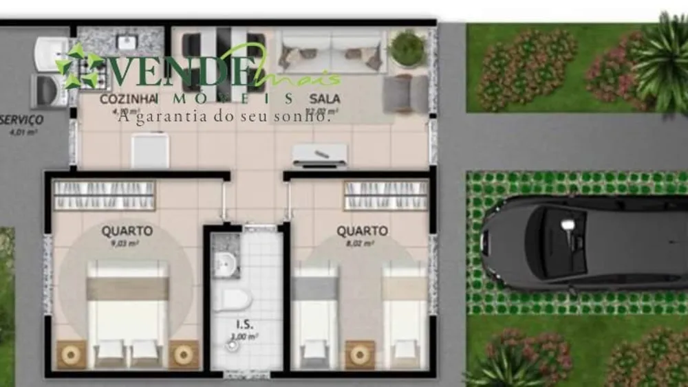 Casa de Condomínio, 2 quartos - Foto 42