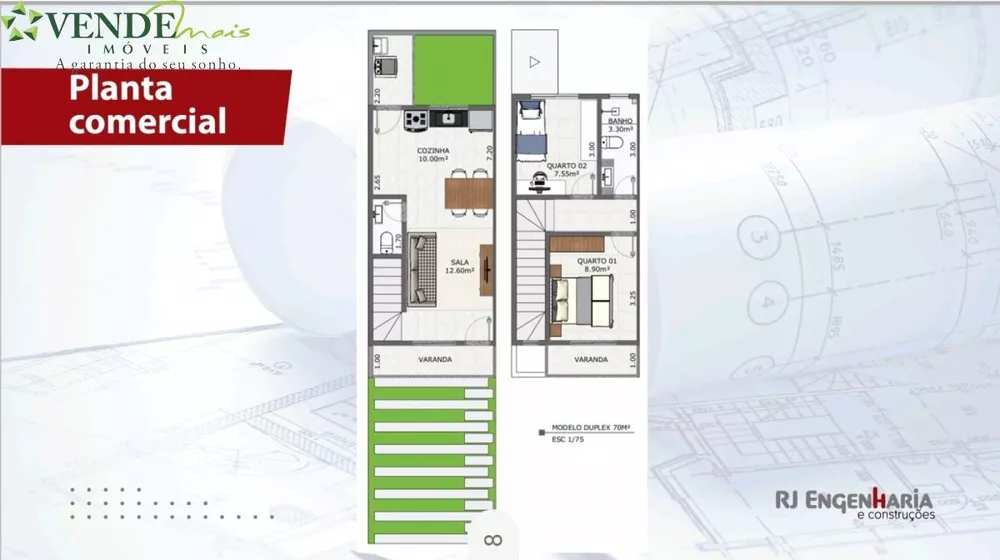 Casa, 2 quartos, 70 m² - Foto 5