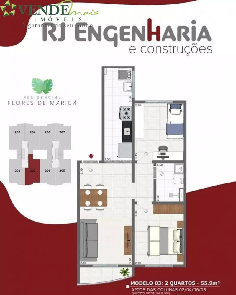 Apartamento, 2 quartos, 52 m² - Foto 11