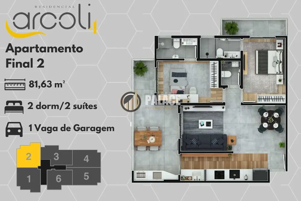 Apartamento, 2 quartos, 81 m² - Foto 14