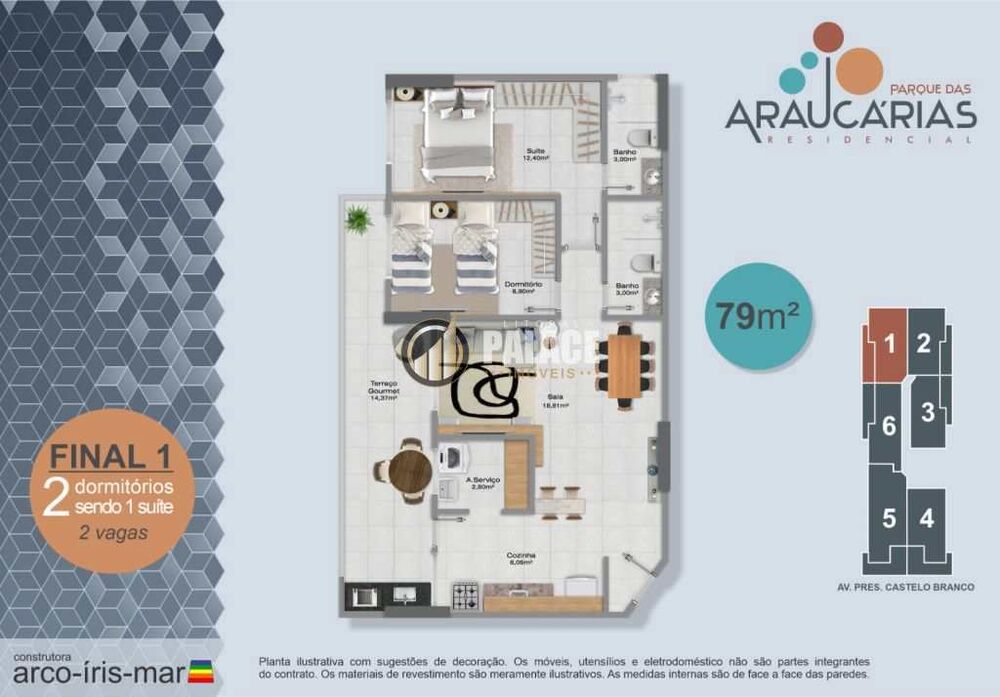 Apartamento, 2 quartos, 79 m² - Foto 4