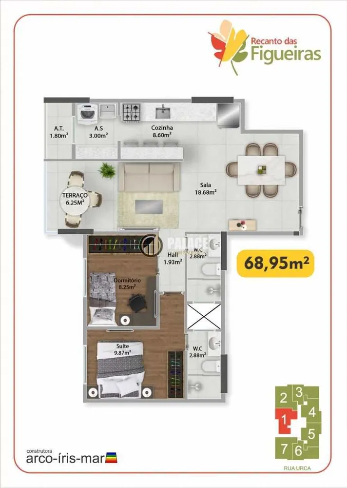 Apartamento, 2 quartos, 71 m² - Foto 5
